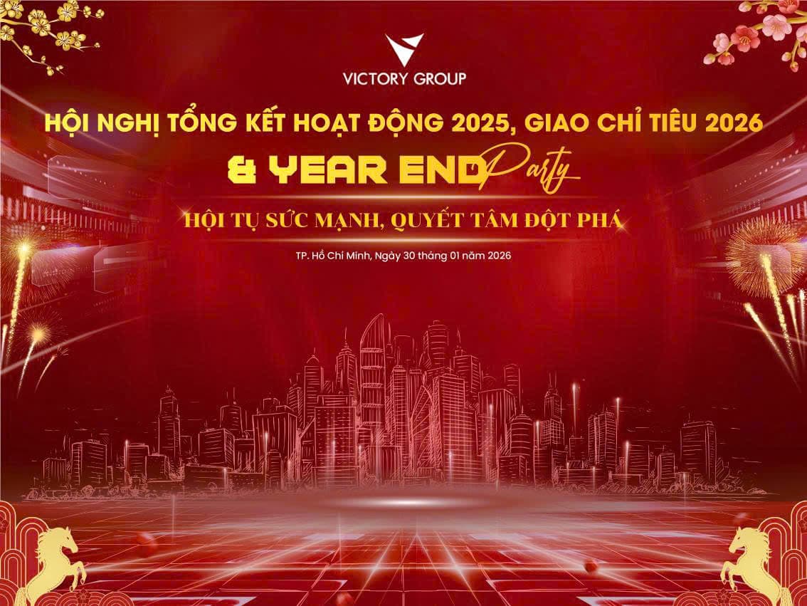 VICTORY GROUP TỔ CHỨC HỘI NGHỊ TỔNG KẾT HOẠT ĐỘNG 2025 & YEAR END PARTY