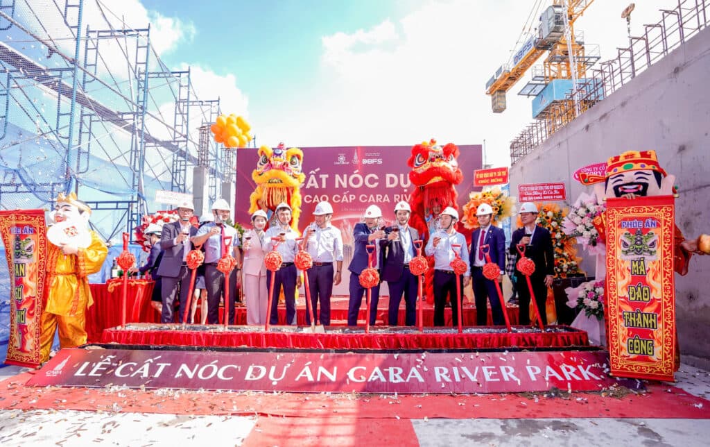 Lễ Cất Nóc Cara River Park - Dấu Mốc Kiến Tạo Biểu Sống Mới Tại Cần Thơ